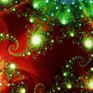 Christmas red and green wallpaper