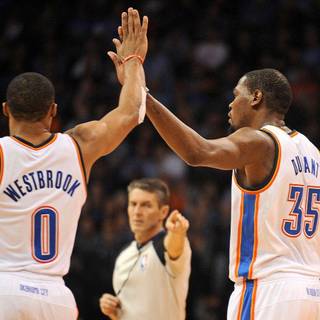 Russell Westbrook and kevin Durant wallpaper