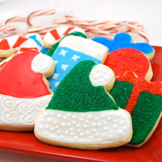 Christmas sugar cookies wallpaper