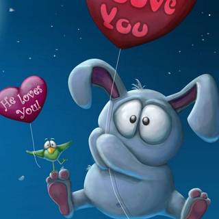 Galaxy love wallpaper