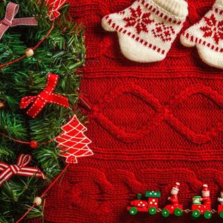 Christmas toys wallpaper