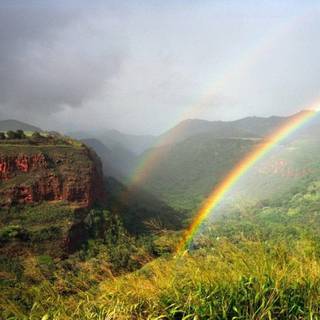 Natural rainbow HD wallpaper