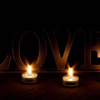 Candle light wallpaper