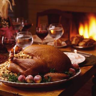 Christmas turkey wallpaper