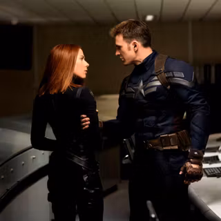 Captain America and Black Widow wallpaper