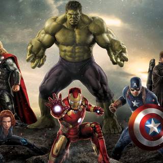 Captain America and Black Widow wallpaper