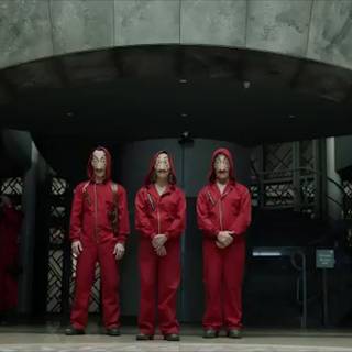 La Casa De Papel mask wallpaper