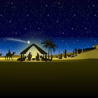 Jesus born wallpaper