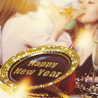 New Year party wallpaper