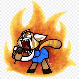 Aggretsuko wallpaper