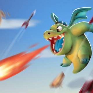 Baby Dragon Clash Of Clans wallpaper