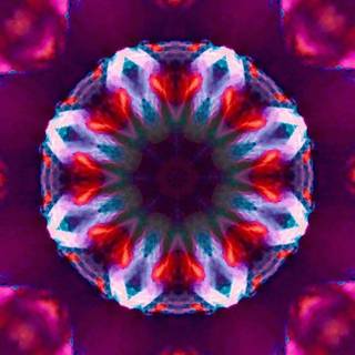 Psychedelic astronaut wallpaper