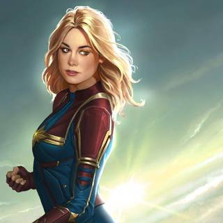 Captain Marvel HD wallpaper