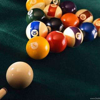 Pool table wallpaper