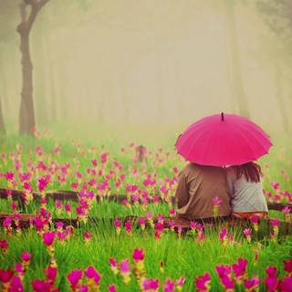 Love rain wallpaper