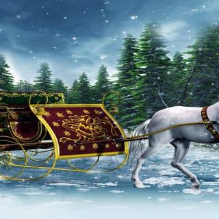 Sleigh wallpaper