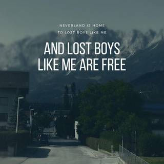 Lost boy wallpaper
