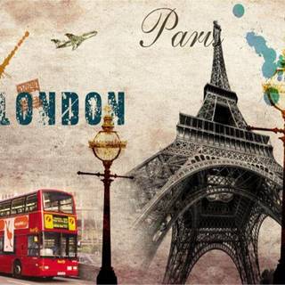 Parisian wallpaper