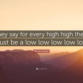 High and low wallpaper