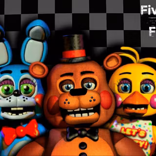 FNAF pixel wallpaper