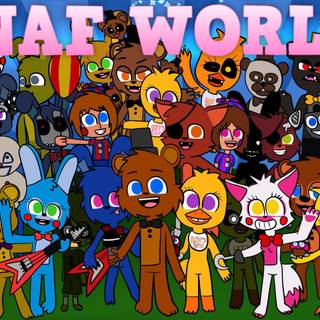 FNAF pixel wallpaper