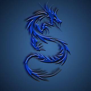 Electric dragons wallpaper