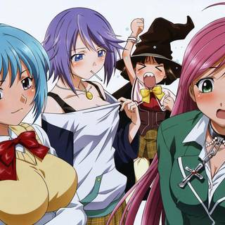 Rosario + Vampire wallpaper