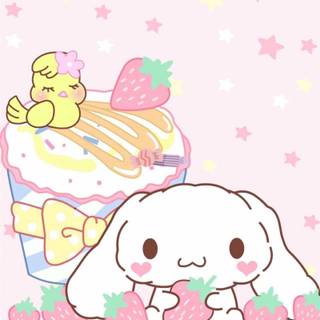 Desktop Kawaii strawberry milk wallpaper