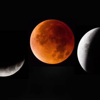 Lunar eclipse 2019 wallpaper