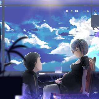 Subaru and Rem wallpaper