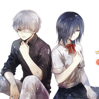 Kaneki and Touka wallpaper