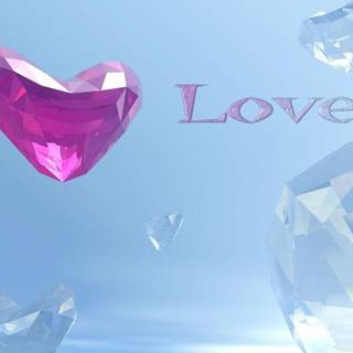 Heart diamond wallpaper