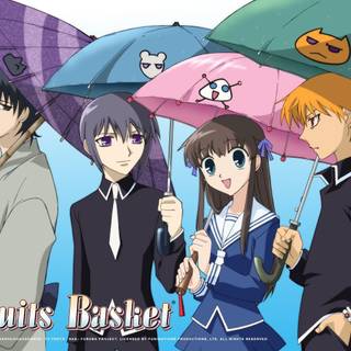 Anime fruits wallpaper