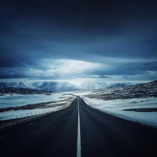 Mountain road wallpaper