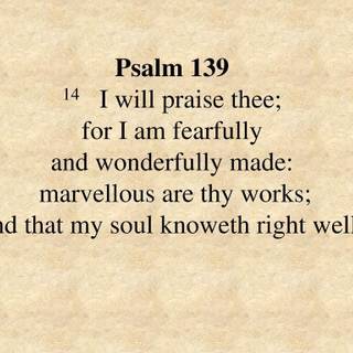 I am fearfully and wonderfully made wallpaper