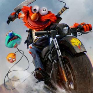 Scary Elmo wallpaper