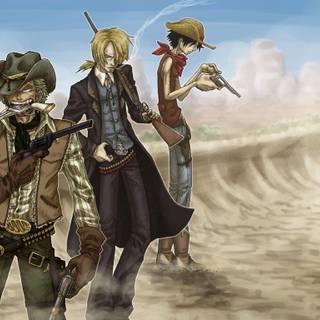 One Piece Trio wallpaper