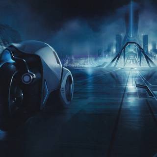 Tron bike wallpaper