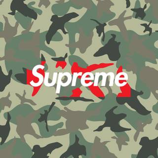 Green camouflage wallpaper