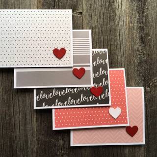 Minimalist Valentine's Day wallpaper