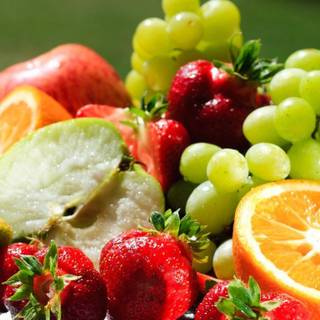 Strawberry 3D wallpaper