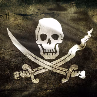 Skull and crossbones wallpaper
