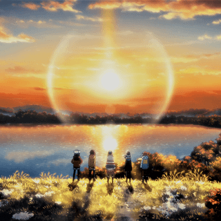 Laid-Back Camp wallpaper