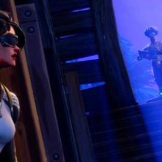 Arctic Assassin Fortnite wallpaper