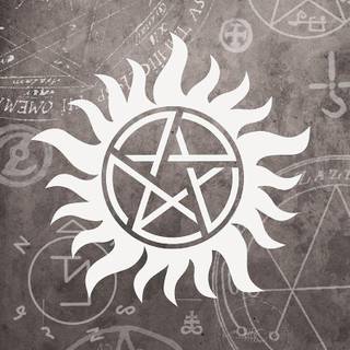 Supernatural symbol wallpaper