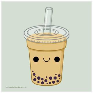 Bubble tea wallpaper