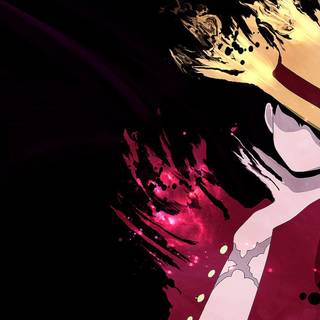 Luffy logo wallpaper