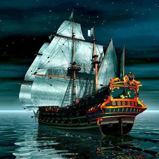 Ship wallpaper