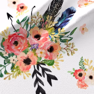 Boho princess wallpaper