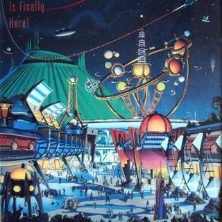 Vintage posters wallpaper